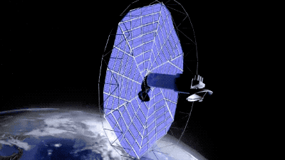 卫星太阳能帆板图片
