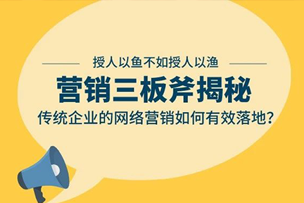 【深湘机器】真实案例,三步教你传统企业如何落地网络营销!
