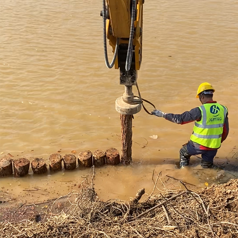 辽宁工地打桩是干什么的-松木桩一天打多少根?